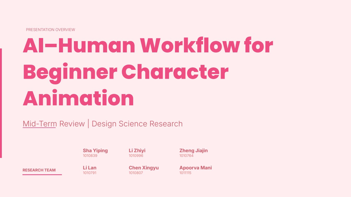 AI-assisted Live2D animation workflow and character production