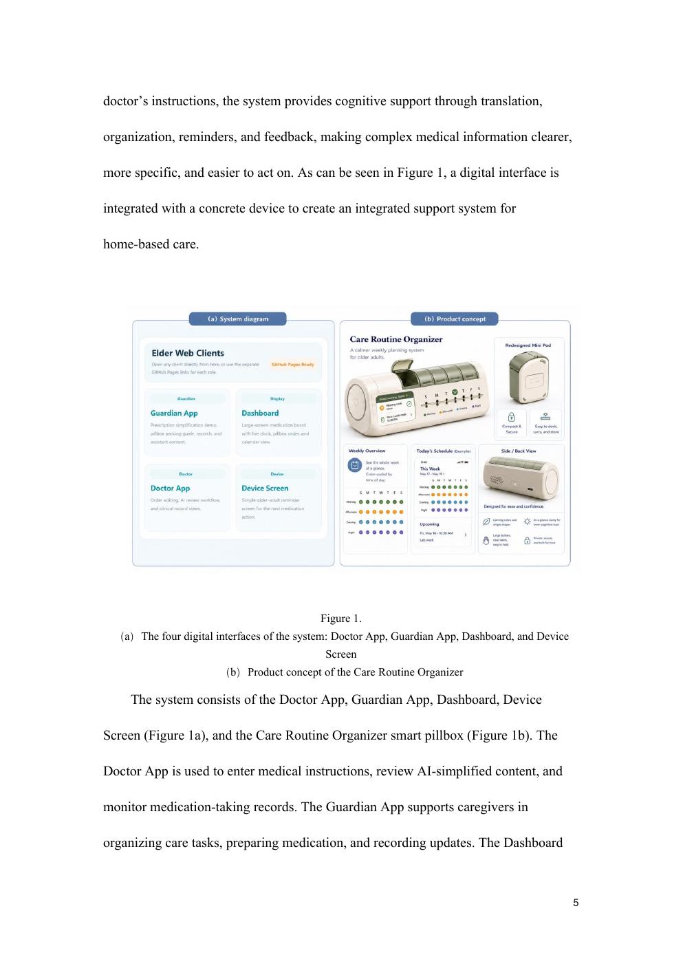 ElderCare product-service system architecture
