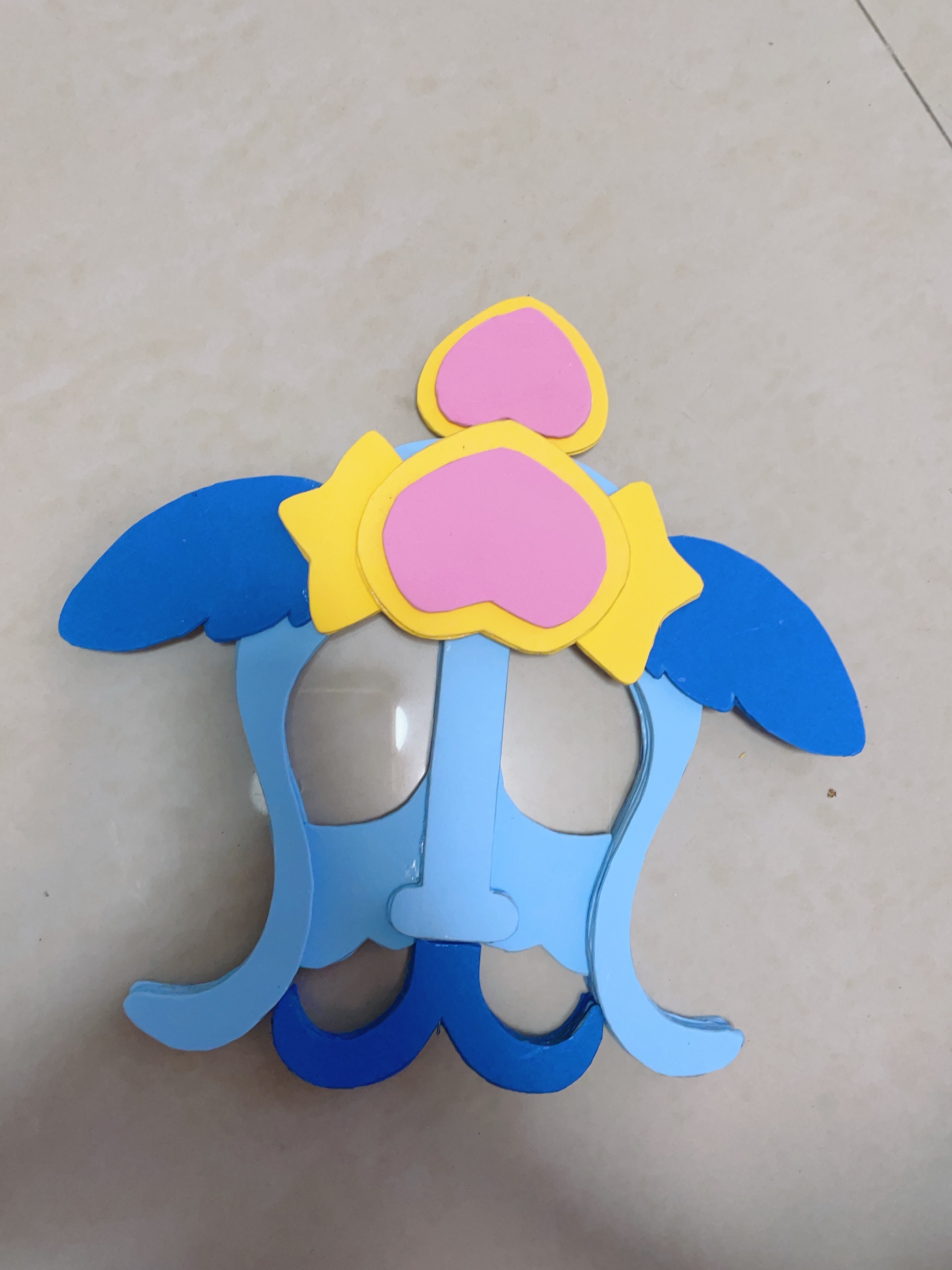 Foam character prototype for stop-motion education