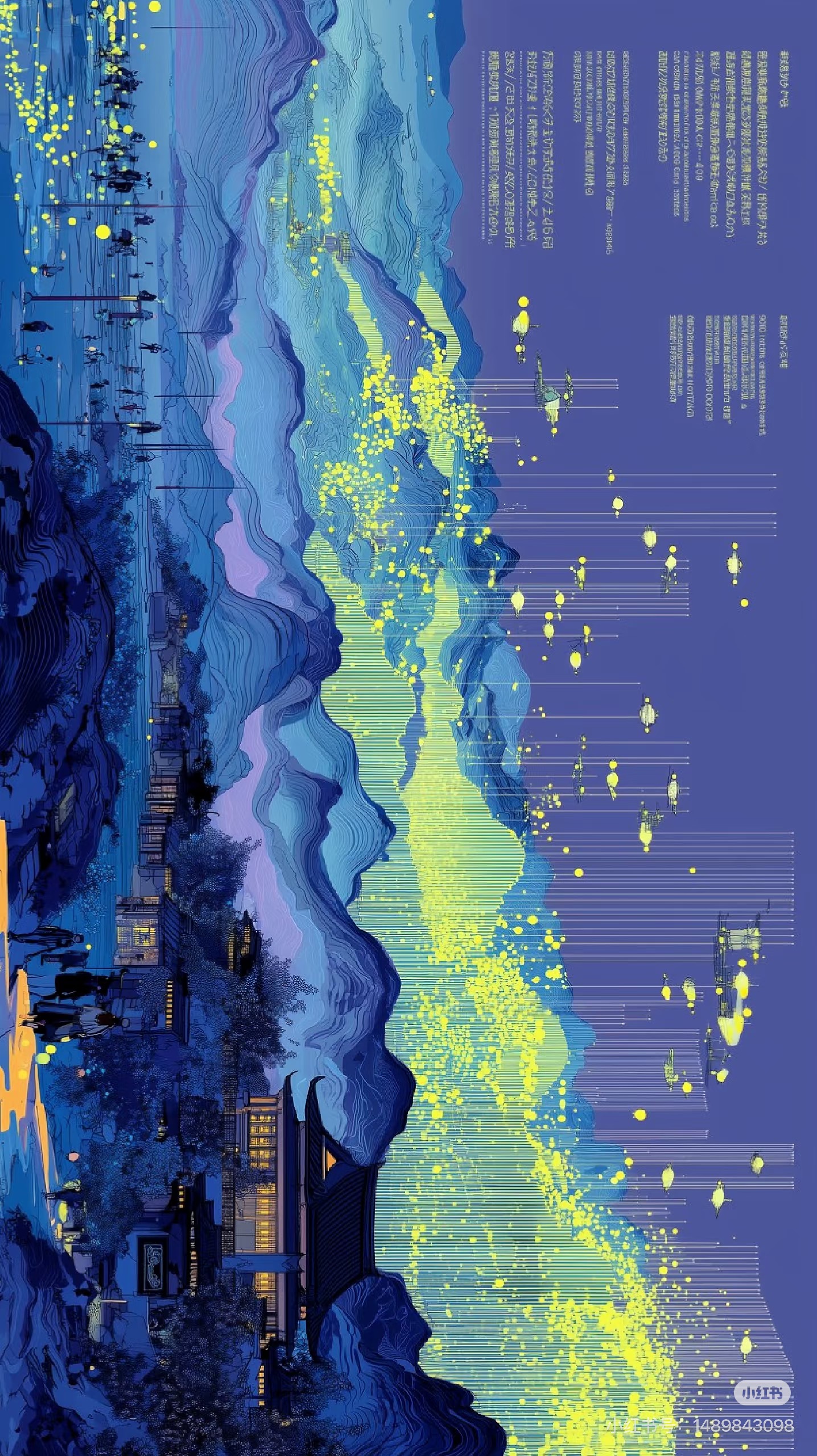 AI-assisted digital fantasy landscape