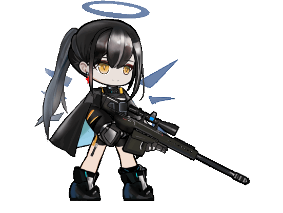 SD sniper character animation
