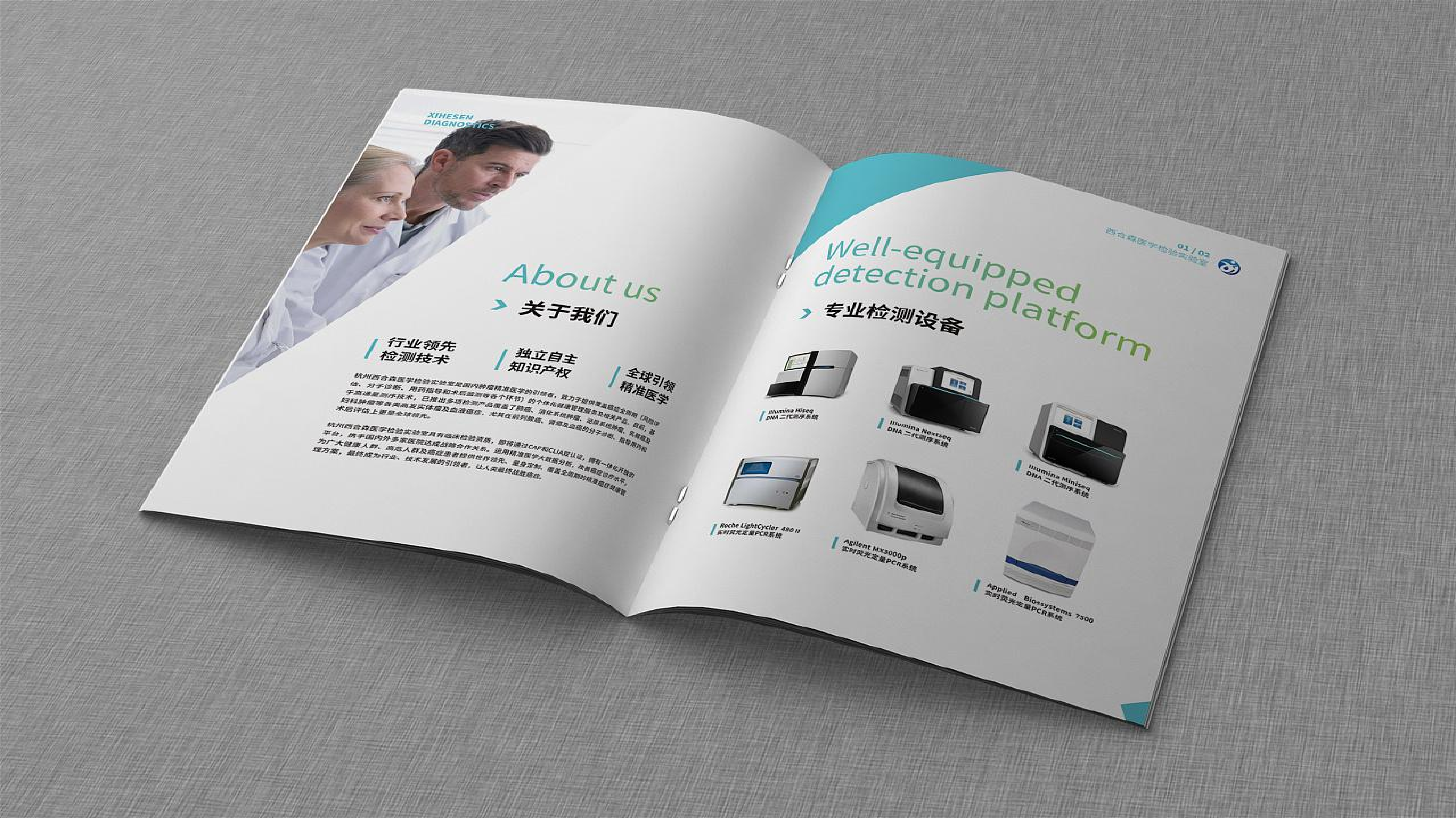 Editorial brochure design